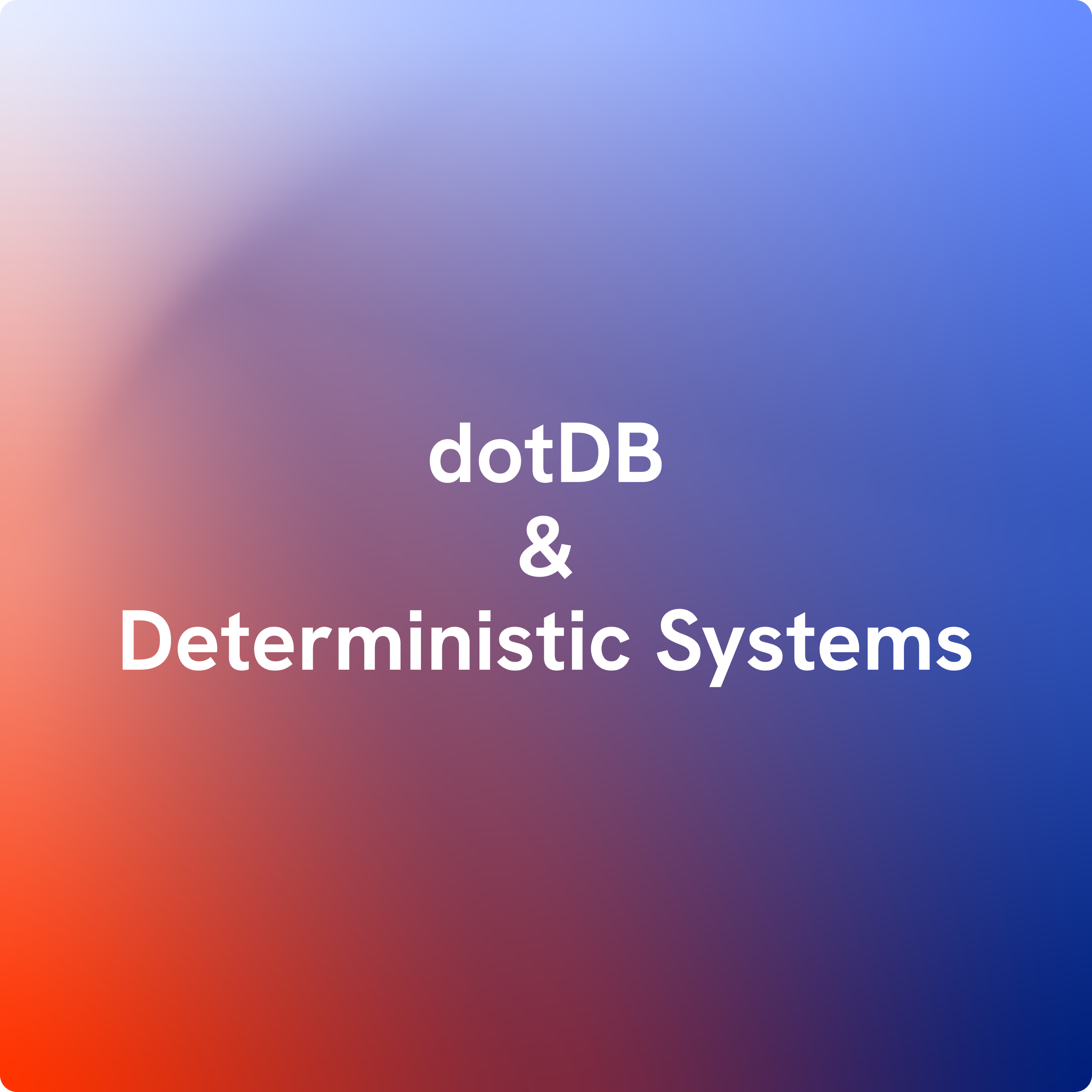 Inside DotDB: Why Deterministic Systems Start Local preview